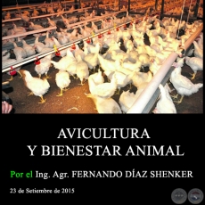 AVICULTURA Y BIENESTAR ANIMAL - Ing. Agr. FERNANDO DAZ SHENKER - 23 de Setiembre de 2015